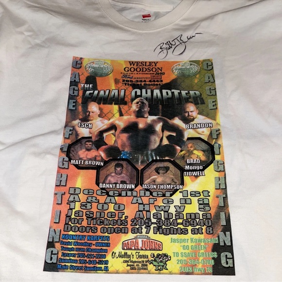 Signed Butterbean TShirt - Picture 2 of 5